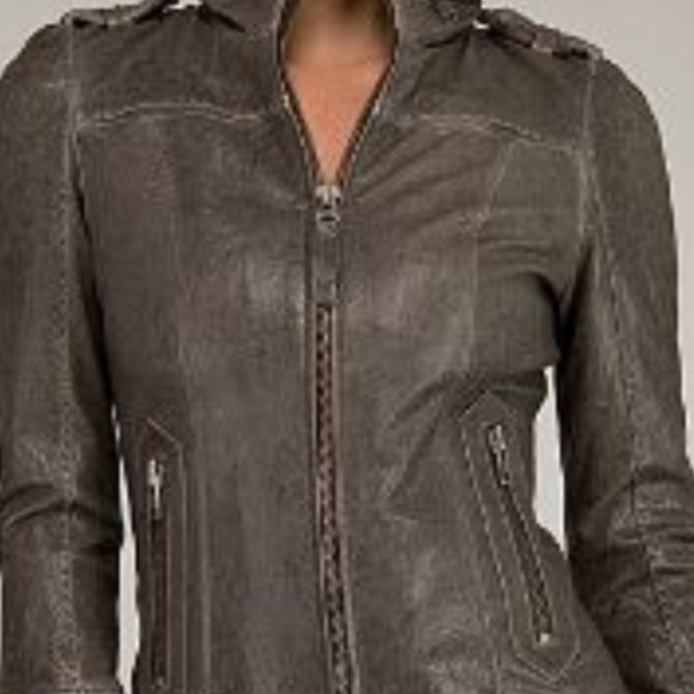 Mackage leather jacket.